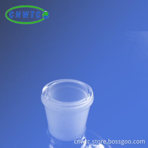 Glass Erlenmeyer Flask and Round Bottom Flask for Laboratory Use